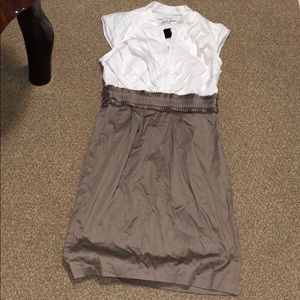 Max and Cleo Sandal Colorblock Sateen Dress